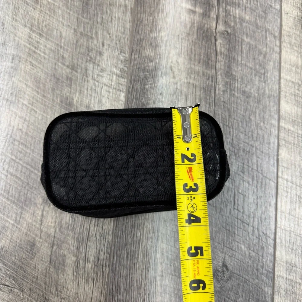 Dior Black Mesh Accessories Pouch